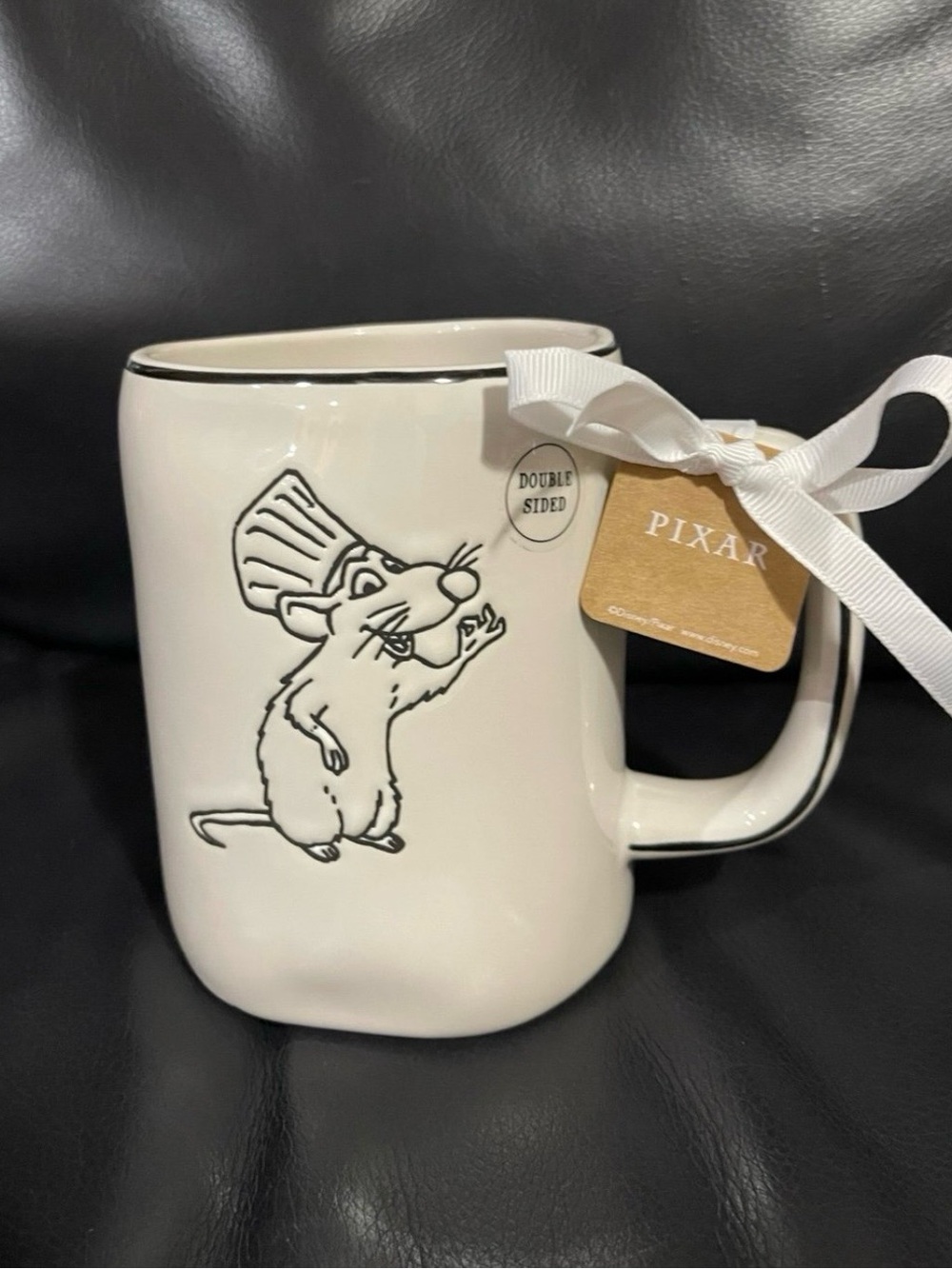 Rae Dunn Disney Pixar Ratatouille Mug  - Rae Dunn Ratatouille Mug CHEF'S KISS